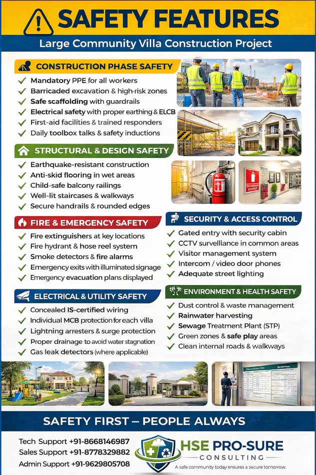 Construction & residential projects programme poster